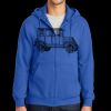 Tall Essential Fleece Full Zip Hooded Sweatshirt Thumbnail
