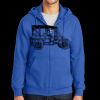 Tall Essential Fleece Full Zip Hooded Sweatshirt Thumbnail