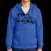Tall Essential Fleece Full Zip Hooded Sweatshirt Thumbnail