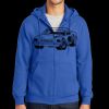 Tall Essential Fleece Full Zip Hooded Sweatshirt Thumbnail
