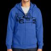 Tall Essential Fleece Full Zip Hooded Sweatshirt Thumbnail