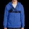 Tall Essential Fleece Full Zip Hooded Sweatshirt Thumbnail