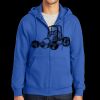 Tall Essential Fleece Full Zip Hooded Sweatshirt Thumbnail