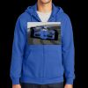 Tall Essential Fleece Full Zip Hooded Sweatshirt Thumbnail