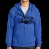 Tall Essential Fleece Full Zip Hooded Sweatshirt Thumbnail