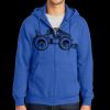 Tall Essential Fleece Full Zip Hooded Sweatshirt Thumbnail