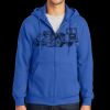 Tall Essential Fleece Full Zip Hooded Sweatshirt Thumbnail