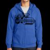 Tall Essential Fleece Full Zip Hooded Sweatshirt Thumbnail