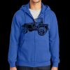 Tall Essential Fleece Full Zip Hooded Sweatshirt Thumbnail
