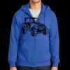Tall Essential Fleece Full Zip Hooded Sweatshirt Thumbnail