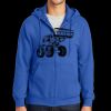 Tall Essential Fleece Full Zip Hooded Sweatshirt Thumbnail