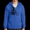 Tall Essential Fleece Full Zip Hooded Sweatshirt Thumbnail
