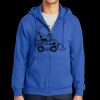Tall Essential Fleece Full Zip Hooded Sweatshirt Thumbnail