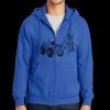 Tall Essential Fleece Full Zip Hooded Sweatshirt Thumbnail