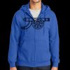 Tall Essential Fleece Full Zip Hooded Sweatshirt Thumbnail