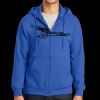 Tall Essential Fleece Full Zip Hooded Sweatshirt Thumbnail