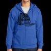 Tall Essential Fleece Full Zip Hooded Sweatshirt Thumbnail