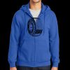 Tall Essential Fleece Full Zip Hooded Sweatshirt Thumbnail