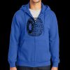 Tall Essential Fleece Full Zip Hooded Sweatshirt Thumbnail