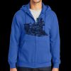 Tall Essential Fleece Full Zip Hooded Sweatshirt Thumbnail