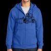 Tall Essential Fleece Full Zip Hooded Sweatshirt Thumbnail