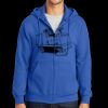 Tall Essential Fleece Full Zip Hooded Sweatshirt Thumbnail