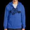 Tall Essential Fleece Full Zip Hooded Sweatshirt Thumbnail