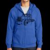 Tall Essential Fleece Full Zip Hooded Sweatshirt Thumbnail