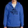 Tall Essential Fleece Full Zip Hooded Sweatshirt Thumbnail