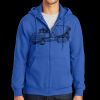 Tall Essential Fleece Full Zip Hooded Sweatshirt Thumbnail