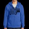 Tall Essential Fleece Full Zip Hooded Sweatshirt Thumbnail