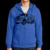 Tall Essential Fleece Full Zip Hooded Sweatshirt Thumbnail