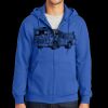 Tall Essential Fleece Full Zip Hooded Sweatshirt Thumbnail