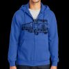 Tall Essential Fleece Full Zip Hooded Sweatshirt Thumbnail