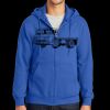 Tall Essential Fleece Full Zip Hooded Sweatshirt Thumbnail