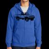 Tall Essential Fleece Full Zip Hooded Sweatshirt Thumbnail