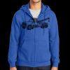 Tall Essential Fleece Full Zip Hooded Sweatshirt Thumbnail