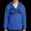 Tall Essential Fleece Full Zip Hooded Sweatshirt Thumbnail