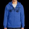 Tall Essential Fleece Full Zip Hooded Sweatshirt Thumbnail