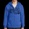 Tall Essential Fleece Full Zip Hooded Sweatshirt Thumbnail