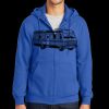 Tall Essential Fleece Full Zip Hooded Sweatshirt Thumbnail