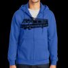 Tall Essential Fleece Full Zip Hooded Sweatshirt Thumbnail