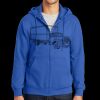Tall Essential Fleece Full Zip Hooded Sweatshirt Thumbnail