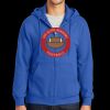 Tall Essential Fleece Full Zip Hooded Sweatshirt Thumbnail