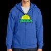 Tall Essential Fleece Full Zip Hooded Sweatshirt Thumbnail