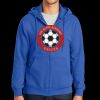 Tall Essential Fleece Full Zip Hooded Sweatshirt Thumbnail