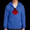 Tall Essential Fleece Full Zip Hooded Sweatshirt Thumbnail