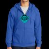 Tall Essential Fleece Full Zip Hooded Sweatshirt Thumbnail