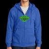 Tall Essential Fleece Full Zip Hooded Sweatshirt Thumbnail