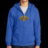 Tall Essential Fleece Full Zip Hooded Sweatshirt Thumbnail